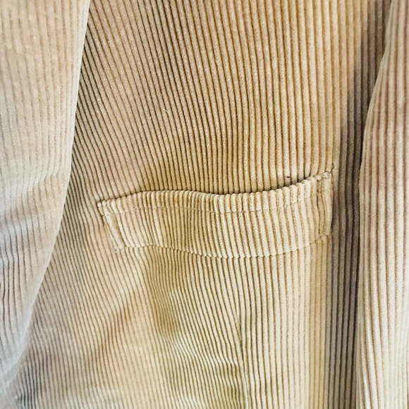 VINTAGE BROWN TAN CORDUROY SPORT COAT BLAZER Size 44 Suit Jacket MADE in SPAIN - Picture 5 of 13